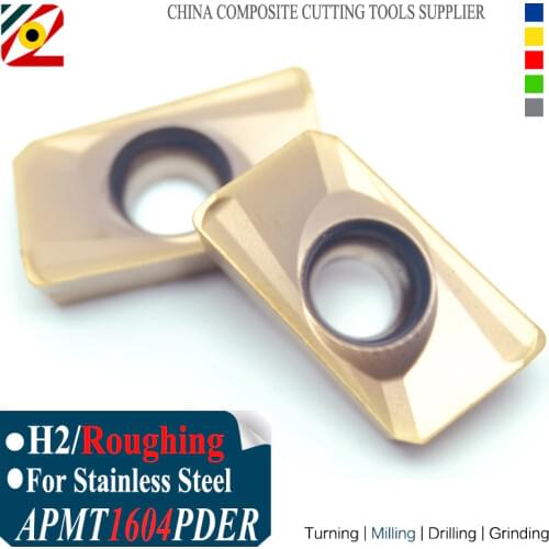 EDGEV APMT1604 APMT 1604 PDER H2 EP6350 Stainless steel Milling Carbide Inserts End Mill Cutter CNC Machine For BAP400R