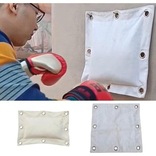Canvas Wall Punching Bag for Wing Chun Kung Fu Boxing Training Punch Bag Striking Sand Bag (Empty) - 2 Sizes for choose