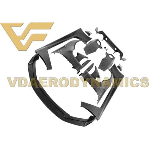 Suitable For 12-20 GT86 BRZ FR-S 86 VAD-AG Fiberglass Widebody Full Body Kit - Front Rear Lip Sides Fender Flares