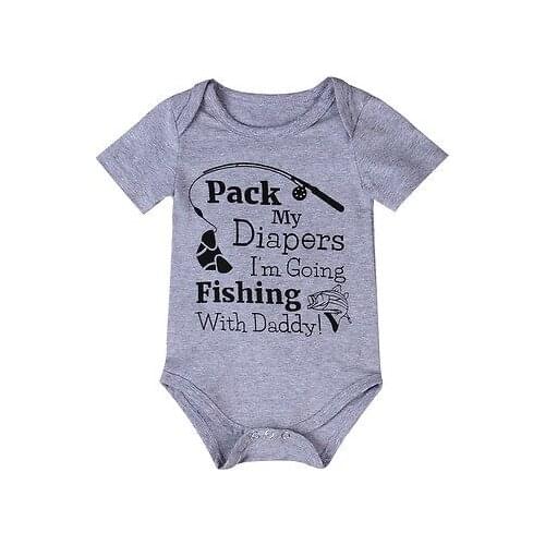 Summer Cotton Baby Boys Clothes Short Sleeve Bodysuit One-pieces Jumpsuit Outfit Clothes