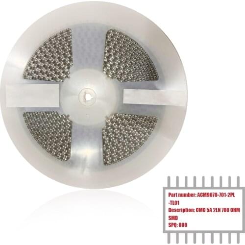 My Group Asia 800PCS ACM Series Surface Mount Power Line CMC 80V 5A 2LN 700 OHM SMD Filters ACM9070-701-2PL-TL01 in Stock