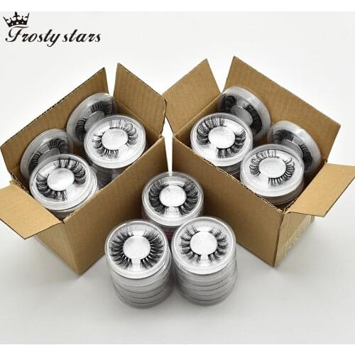 Dower Me 3D Mink Eyelashes Wholesale Natural Long Fluffy Mink Lashes Volume False Eyelashes Extension Fake Lashes In Bulk