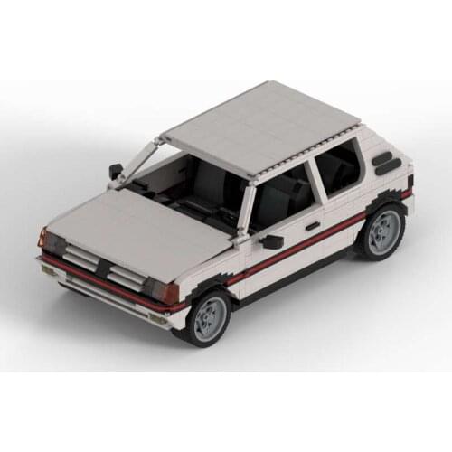 NEW 2021 Small particle scene building block moc-205gti super sports car car car assembly toy model DIY boy birthday gift