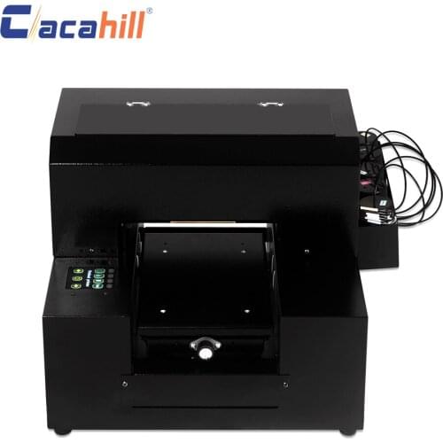 Photo printer A4 uv flatbed multifunction suitable for leather/acrylic/glass/plastic printing portable inkjet printer
