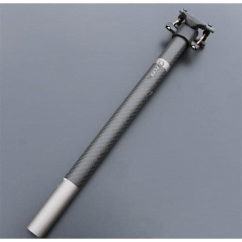 Free shipping hot FCFB FW gray 3k seatpost Double nail seatpost carbon fibre seatpost bike parts 27.2/30.8/31.6*350/400mm