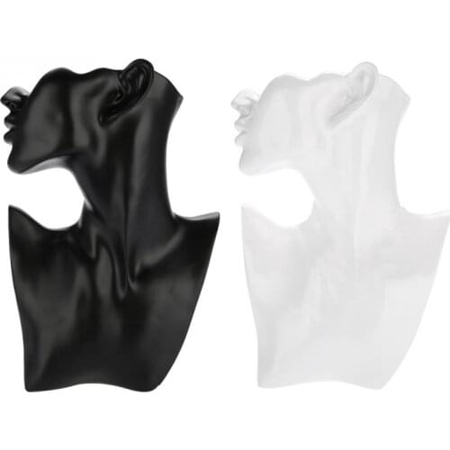 Mannequin Head Stand Necklace Earring Holder Mannequin Head Bust Stand Model Stand Jewelry Display For Earring Display Mold