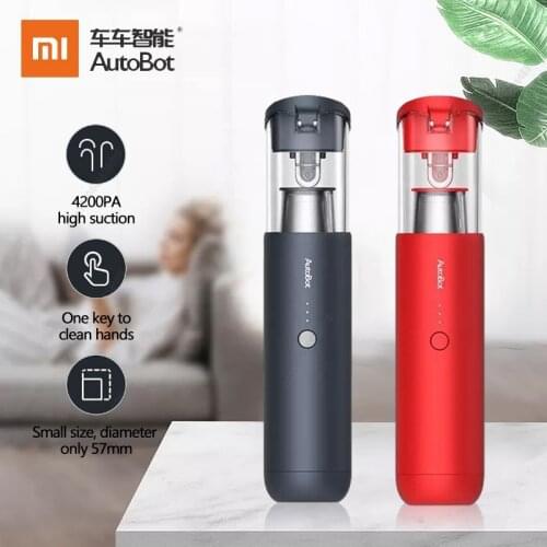 Xiaomi AutoBot V Mini Handheld Cordless Car Vacuum Cleaner 4200pa Typc-C Rechargeable Portable Vacuum Cleaner For Home Car