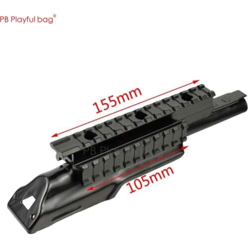 Outdoor Sports Fun Toy Water Bullet Gun Modified 20MM Card Slot Bracket Three Side Guide AK47 Explosive Top Cover Tactic OD44