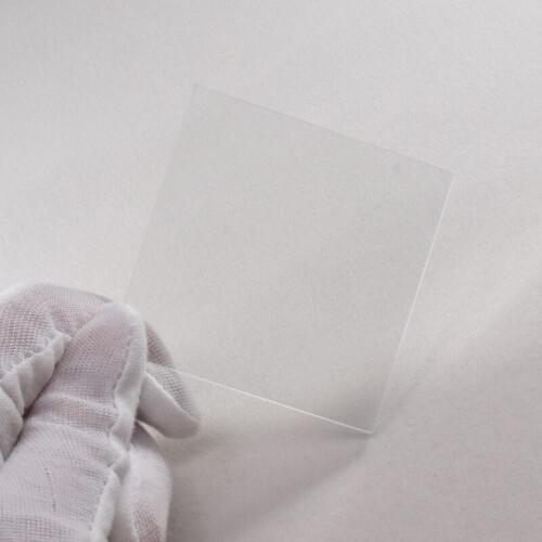 Ultra-thin electronic glass substrate for experiment, optical glass 50*50*0.7mm