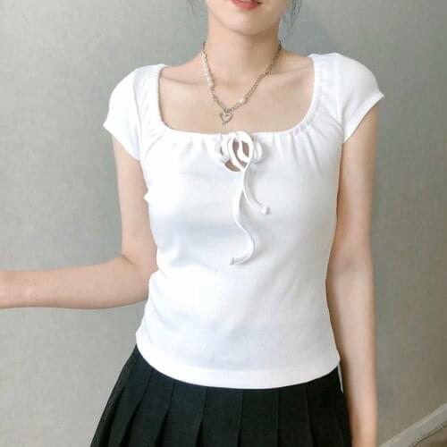 Женские однотонные футболки UNUTH China At AliExpress