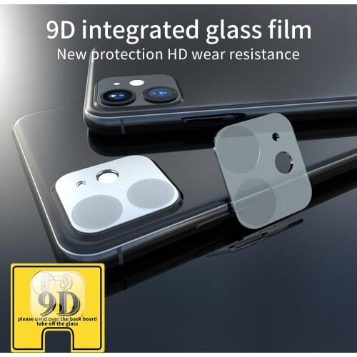 9D Camera Lens Protector glass For iPhone 11 12 Pro max 11 6.1 inch Full Cover Camera Screen Protective For iPhone 11 12 mini