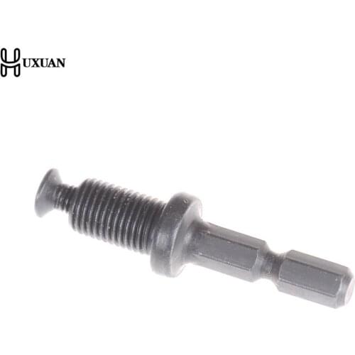 Hex Shank Keyless Drill Bit Chuck Adapter 1/4" Converter Thread Dia SDS Plus Round Shank Drill Chuck Quick Change Tool