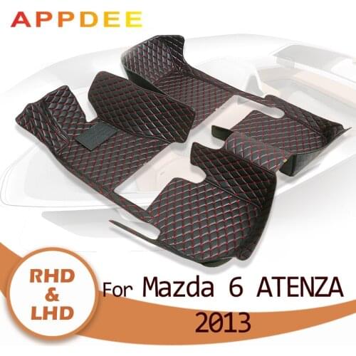 APPDEE Car floor mats for Mazda 6 ATENZA 2013 Custom auto foot Pads automobile carpet cover