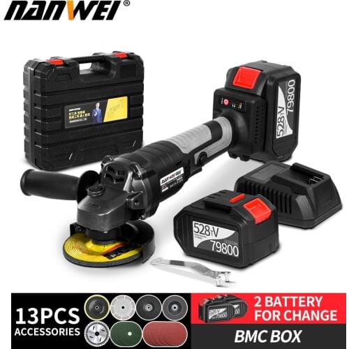 Cordless Angle Grinders For General Purpose Grinding Cordless 21V Brushless Angle Grinder