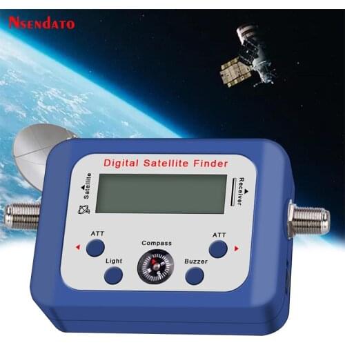 Digital Satfinder satellite finder With LCD Screen Display Compass TV Satellite signal meter Sat Finder Tester receptor locator