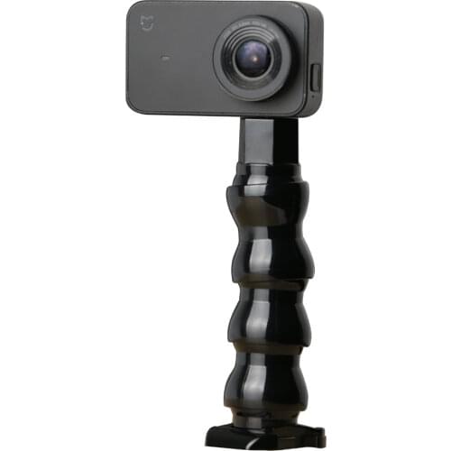 Flexible Arm with 1/4 screw Flex Mount 4 8 12 sections Adjustable Neck for GoPro Eken Yi 4K SJCAM Accessory