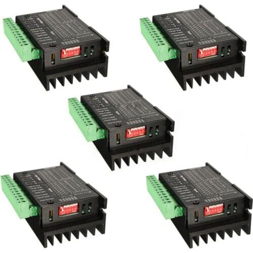 5PCS CNC Single Axis 4A TB6600 Stepper Motor Drivers Controller