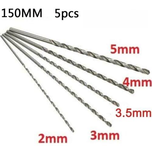 Lot Drill Bit Silver 2mm 3mm 3.5mm 4mm 5mm 2/3/3.5/4/5mm Accessories Spare