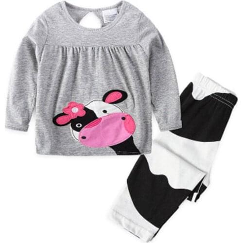 Autumn&Winter Full Sleeve 100 Cotton Boys Pajamas Childrens Sleepwear Baby Nightwear Pyjamas Kids Girl Clothes Pjs Fille
