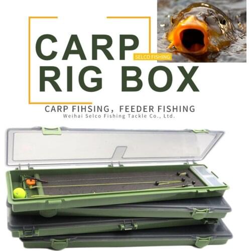 Portable Multifunctional Fishing Box with 15 Pins Storage Container Fishing Gear Accessory Large Case Tool Box Fishing Supplies