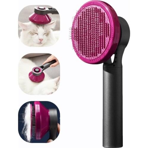Cat Grooming Comb Pet Dog Massage Combs Hair Removal Brushes Cleaner Pin Comb Deshedding Slicker Fur Cleaning Dogs Beauty Tools