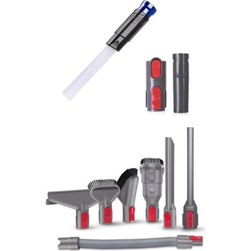 Vacuum Dust Brush with Vacuum Attachment with Replacement Attachments Tools Kit for Dyson V11 V10 V8 V7 V6 House