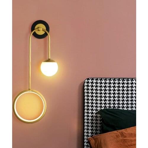 Modern Nordic Beside Lights LED Wall Lamps for Loft Parlor Bedroom Living Room Indoor Decorative Luminaire Vertigo Lighting