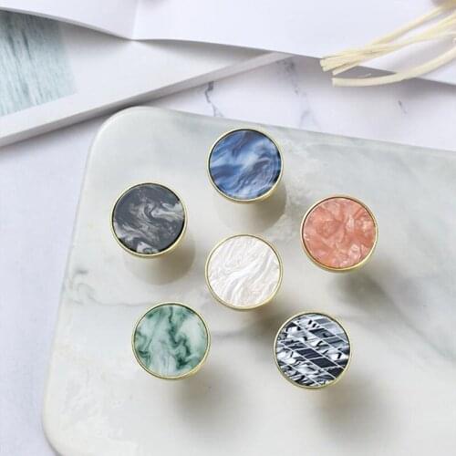 1Pc New Natural Shell Brass Cabinet Handle Wall Hooks Furniture Drawer Bedside Table Drawer Wardrobe Door Knob Single Hole