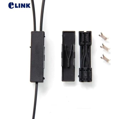 100pcs 1*2 furcation box small for drop cable FTTH protective tubing ABS material black 40*10mm fiber optic sleeve protection