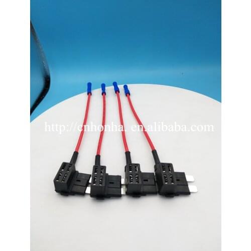 12/24V Car Add A Circuit Standard/Mini/Micro Blade Fuse Boxes Holder Piggy Back Fuses Tap