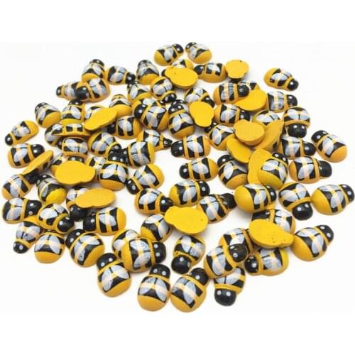 20pcs Artificial Handmade Wood Bee Wedding Decoration Plus Family Garden Decoration DIY Gift Decoration Garden