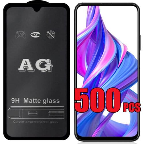 500pcs AG Matte Tempered Glass Screen Protector Flim Premium For Huawei P50 P40 Lite E Mate 40 30 Y5P Y6P Y7P Y8P Y8S Y7A Y9A