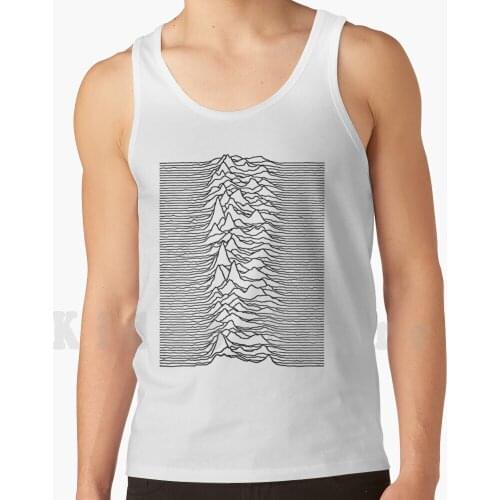 Pleasures Pleasures White tank tops vest 100% Cotton Joy Division New Order Music Ian Curtis Punk Band Post Punk