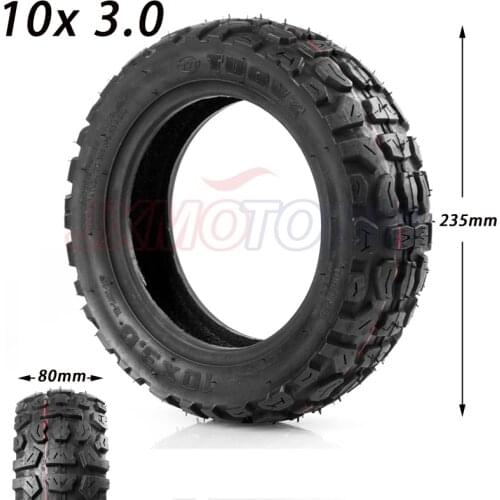 High Quality 10x3.0 Tubeless Tire for Electric Scooter Kugoo M4 Pro 10 Inch Anti-skid Cross-country TUOVT Vacuum Tire