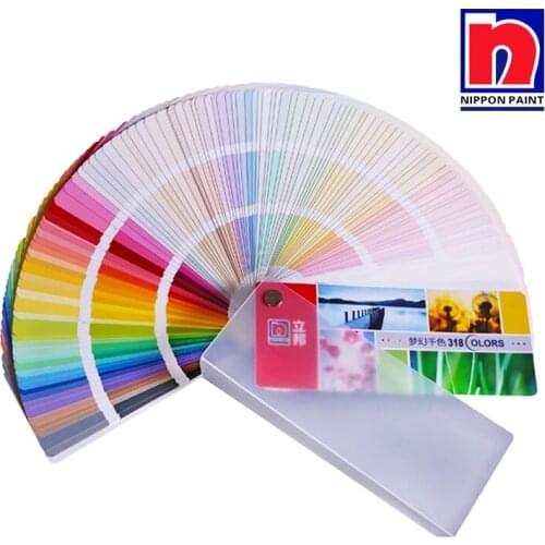 Color card Japanese paint color chip Japan 318 color