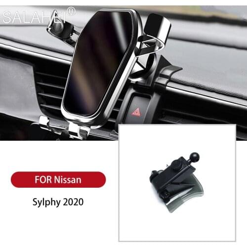 For Nissan Sylphy 2020 Car Holder Bracket For Smartphone in Car Air Vent Mount Cradle No Magnetic Mobile Phone Holder GPS Stand