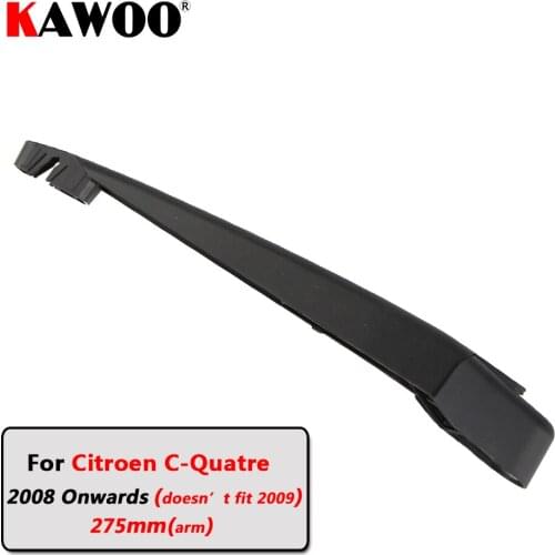 KAWOO Car Rear Wiper Blade Blades Back Window Wipers Arm For Citroen C-Quatre Hatchback (2008 Onwards) Auto Windscreen Blade