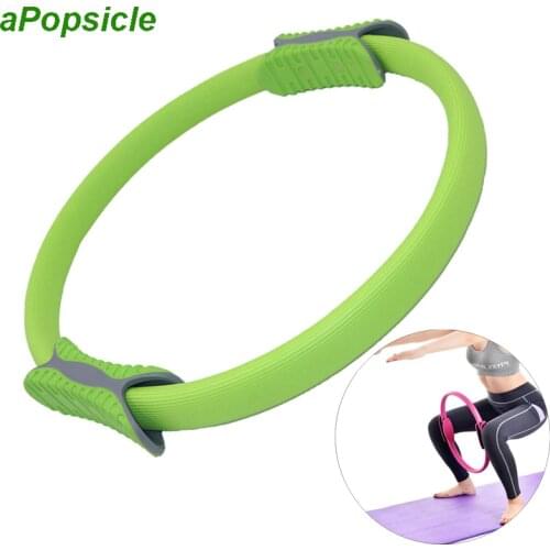 Professional Yoga Circle Pilates Sport Magic Ring Fitness Kinetic Resistance Circle Gym Workout Pilates Ring 38cm Accessories
