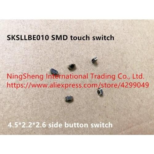 Original new 100% SKSLLBE010 SMD touch switch 4.5*2.2*2.6 side button