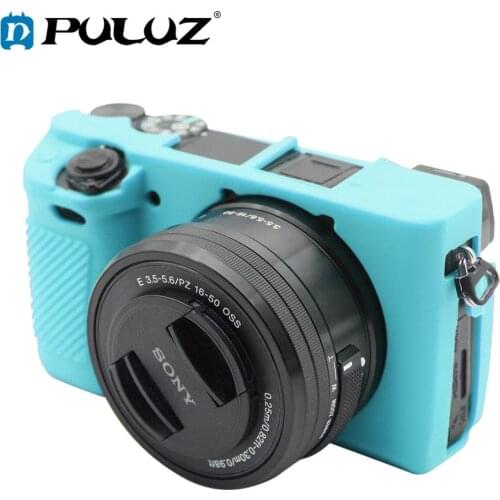 PULUZ Soft Silicone Rubber Camera Protective Body Cover Skin Case for Sony ILCE-6300 DSLR Camera Bag Housing protector Cover