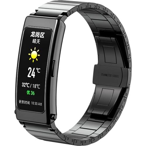 For HUAWEI TalkBand B6 Stainless Steel Quick Release Butterfly buckle Watch Band For HUAWEI TalkBand B3 Replacement WristStrap