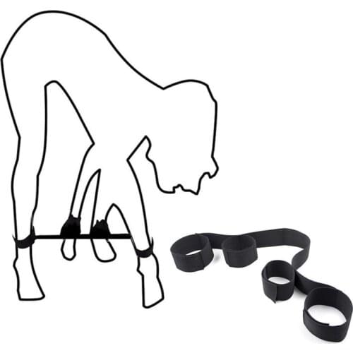 Adult Games Slave Sex Toys For Woman Couples BDSM Bondage Restraints Adjustable Handcuffs Ankle Nylon Straps Fetish Sex Products
