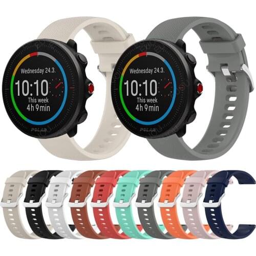 Silicone Band Compatible with POLAR Vantage M2 / M / Grit X Sports Watch Strap Wristbands Quick release Replacement Watchband