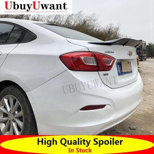 Fit For Chevrolet Cruze 2017 2018 ABS / Carbon Fiber Exterior Rear Spoiler Tail Trunk Boot Wing Decoration Car Styling