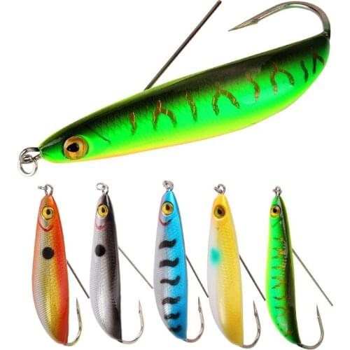 Winter VIB Ice Fishing Lure 8cm 21.4g Anti Grass Minnow Fishing Wobbler Isca Artificial Bait Single hook simulation Hard Lures