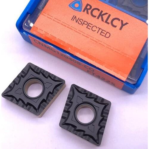 10pcs RCKLCY CNMG120408 CQ FT4225 High quailty External Turning tool carbide insert for steel Hard Alloy