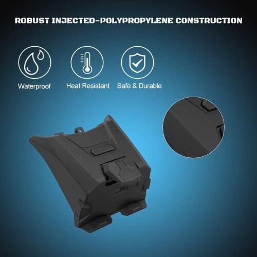 2017 2018 2019 2020 For Can Am Maverick X3 Models Black Electronic Device Holder With Integrated Storage