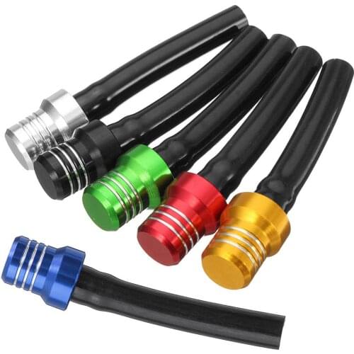 6 Colors 2.8 Gas Fuel Cap Petrol Valve Vent One-way Breather Black Hose Tube For ATV PIT Dirt Bike Universial