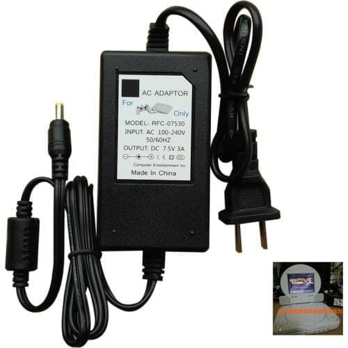 AC Adapter Power for PS One game console 220V 7.5V 3A power supply for PSone
