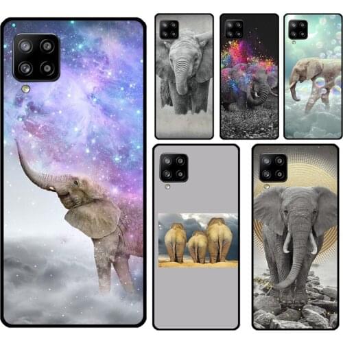 Elephants Colored Case For Samsung A71 A51 A21S A20e A70 A50 A40 A30 A20 A10 A12 A32 A42 A52 A72 A11 A31 A41